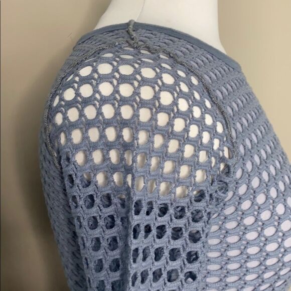 Pete collection Crochet & Mesh Fishnet Pullover - Picture 3 of 9